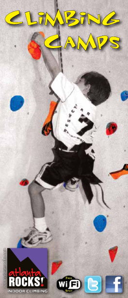 Atlanta Rocks! Climbing Camp Brochure